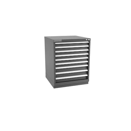 Champion Tool Storage Modular Drawer Cabinet, 9 Drawer, Dark Gray, Steel, 28 in W x 28-1/2 in D x 36 in H S15000901ILCFTB-DG